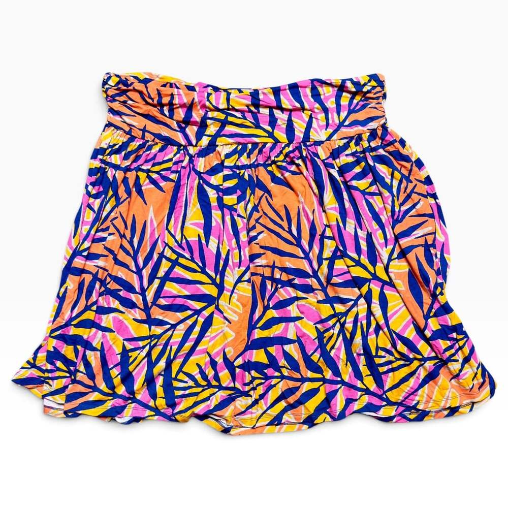 Lane Bryant Skirt Size 14/16 Multicolor Tropical Print Pull On NWT